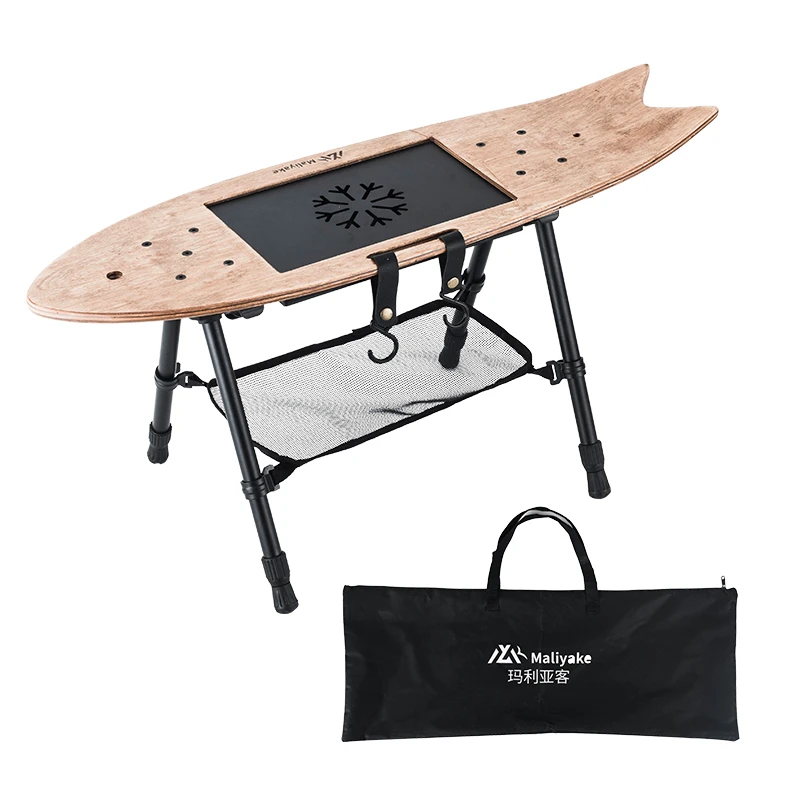 飞鱼桌底部置物网兜