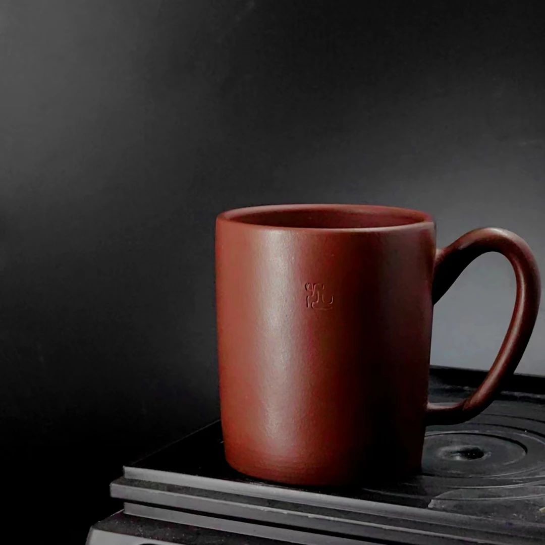 紫砂杯  紫泥主人杯  80cc左右