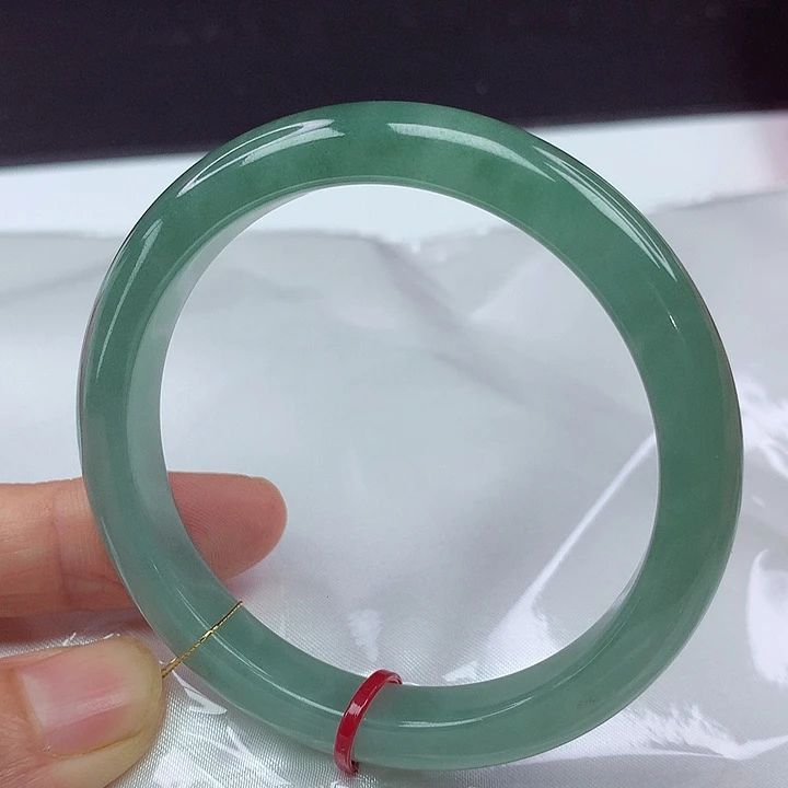 翡翠手镯未镶嵌55圈457