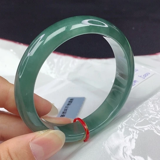 翡翠手镯未镶嵌58圈014