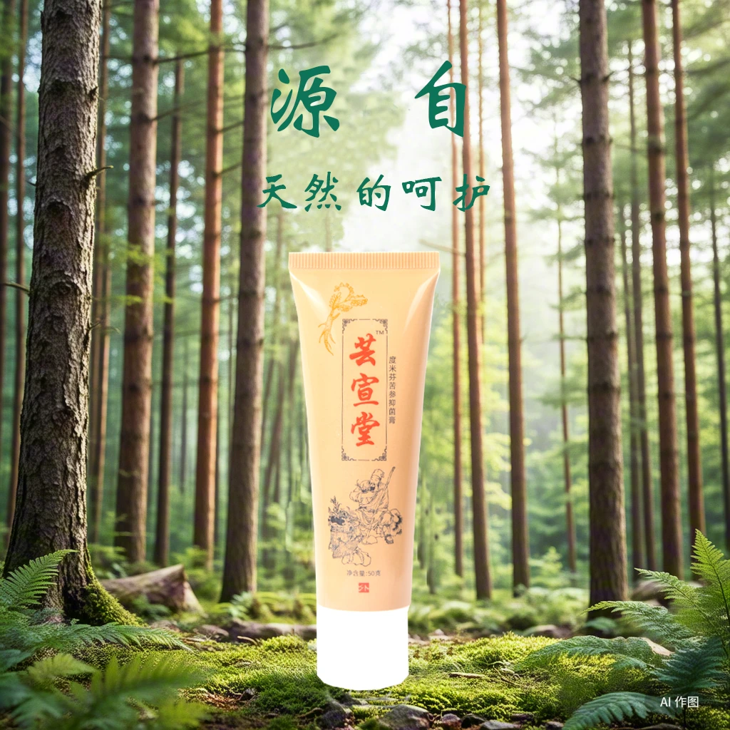（开业好礼买一送一）芸宣堂度米芬苦参抑菌膏妇科止痒保湿清爽舒适