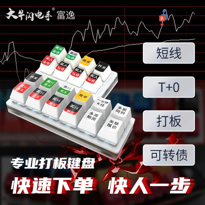 《直播间专属》一秒七单 打板神器 一键撤单 防误触 电脑通用键盘