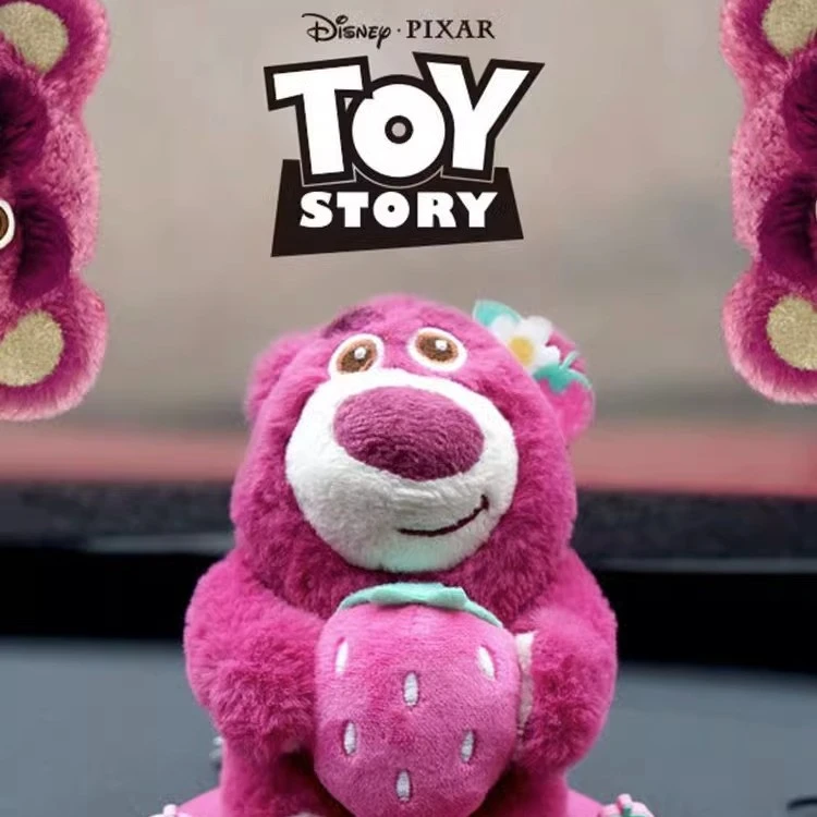 【春秋潮玩】草莓熊系列临时停车牌汽车摆件