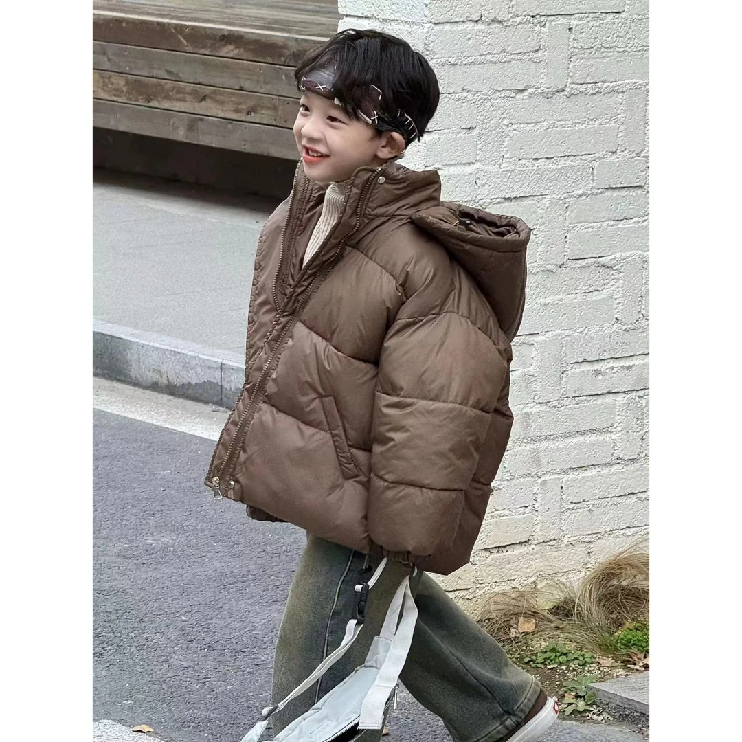 （LAOHE）MF-002 儿童加棉加厚棉衣 免洗面料棉内胆时尚休闲百搭