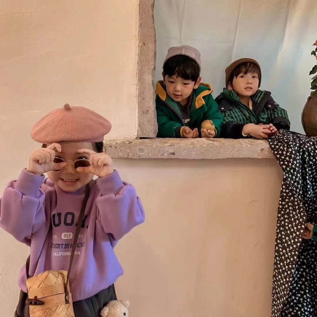 【LAOHE】2  TX-0024儿童男童休闲短袖韩版洋气时尚夏季T恤圆领