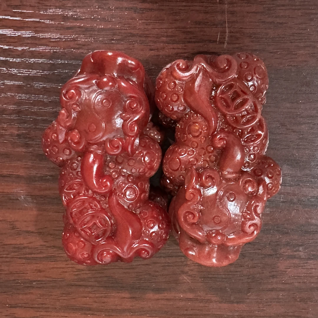 精品收藏 貔貅一对