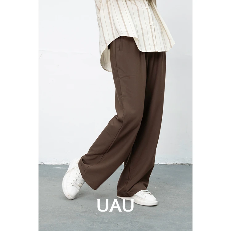UAU西装长裤秋冬款新款百搭气质休闲爆款6355008宽松时尚阔腿裤