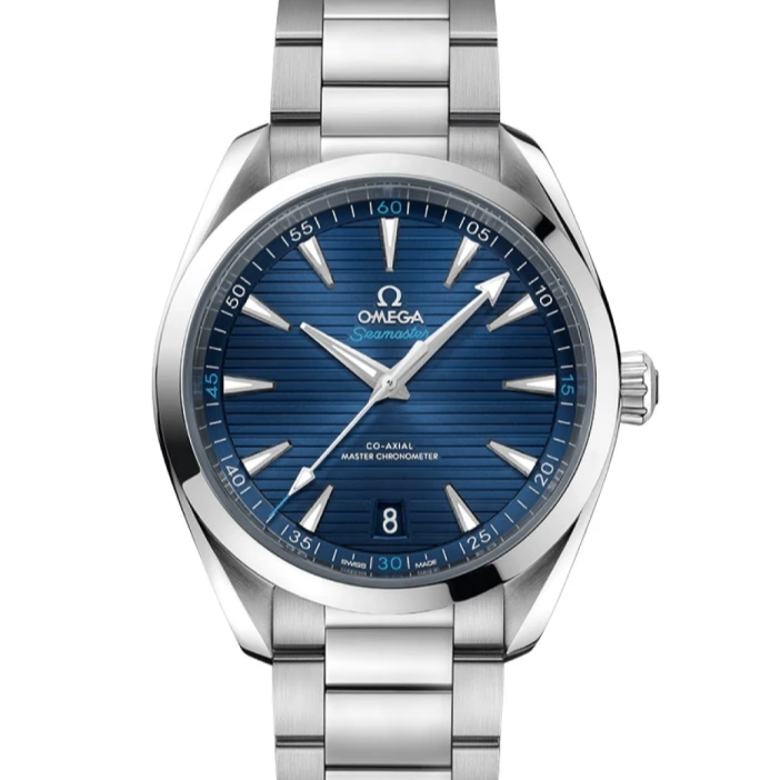99新 Omega/欧米茄 海马150蓝盘/220.10.41.21.03.001/潜水机械表