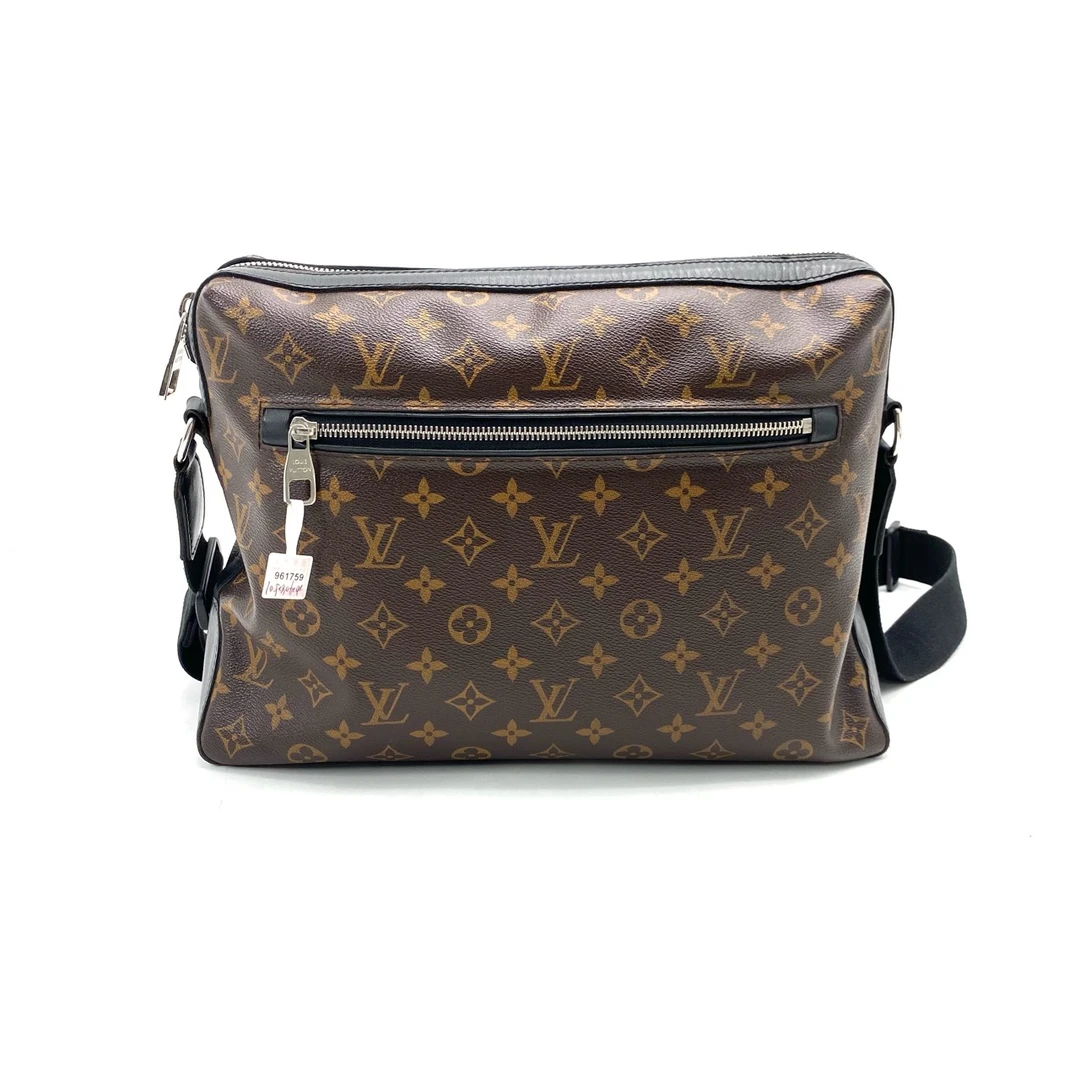 95新 LouisVuitton/路易威登 棕老花斜挎记者包斜挎包  尺寸36/25