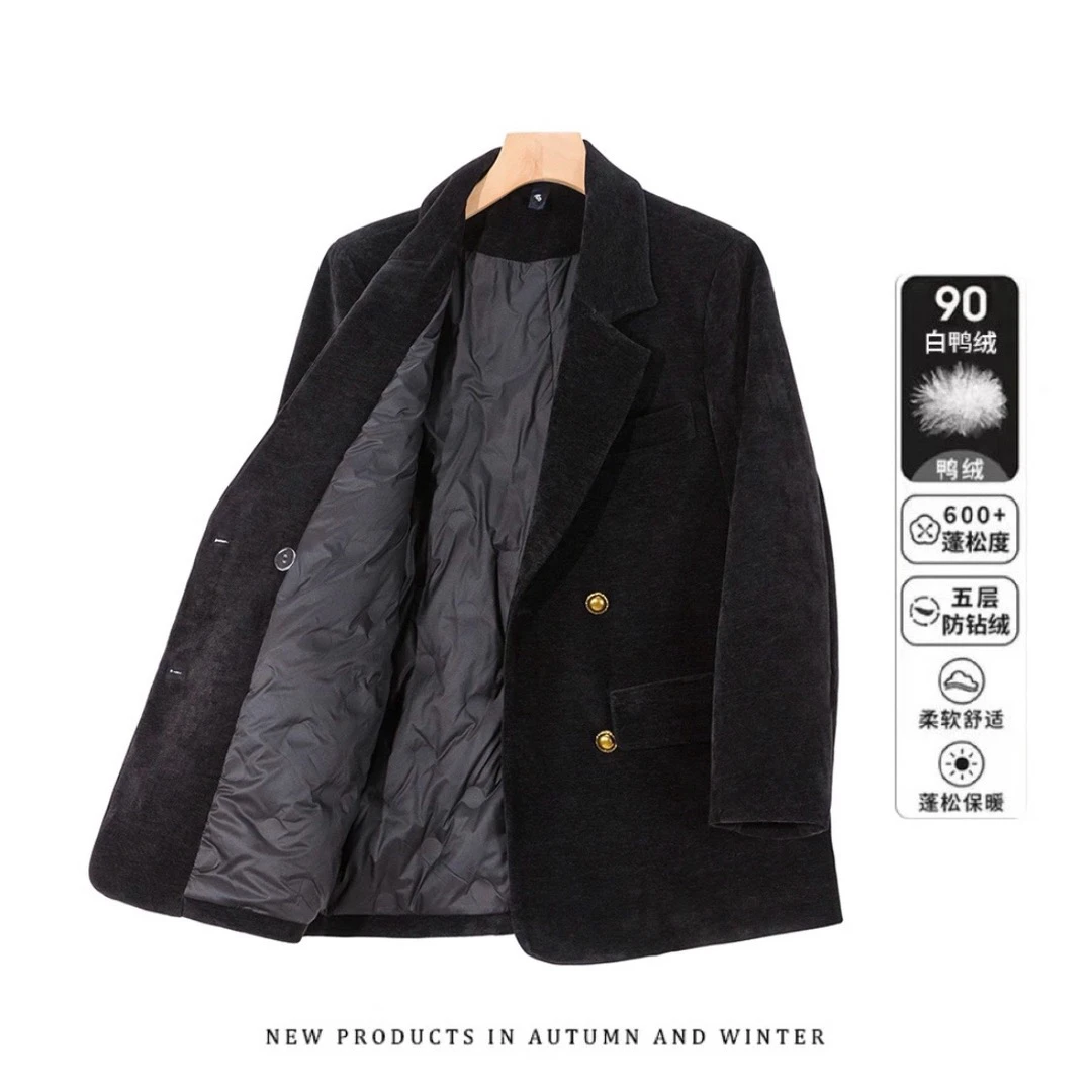 【送腰带】毛呢大衣西装外套2025新款显瘦西装外套保暖时尚