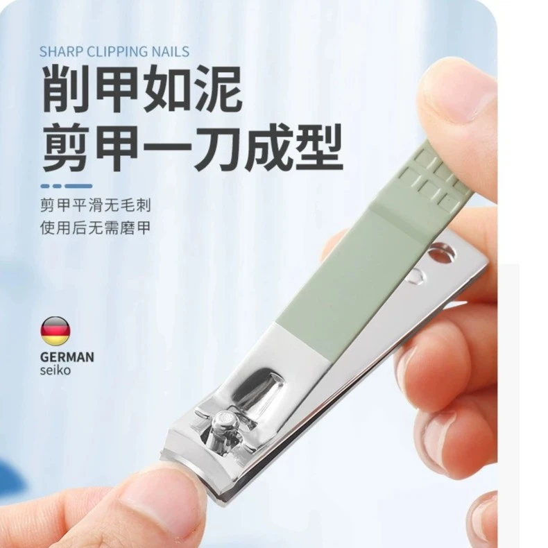 指甲剪修脚单个装大号指甲钳高端家用成人高档平口可爱修甲工具