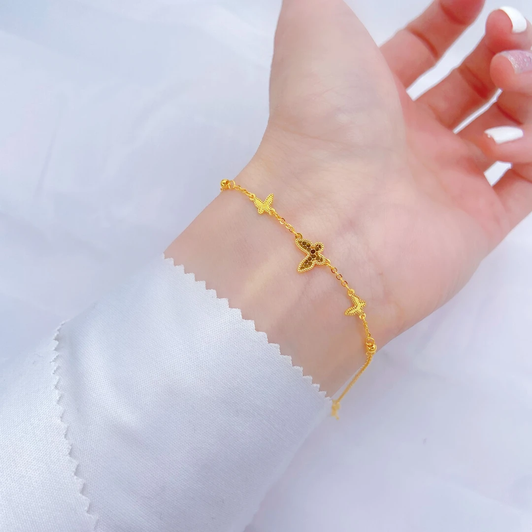 赛菲尔万足®5G精品蝴蝶手链