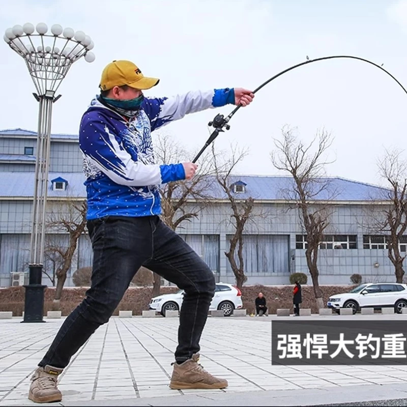 超轻路亚竿套装打黑钓鱼竿枪柄直柄水滴轮纺车轮全套路亚