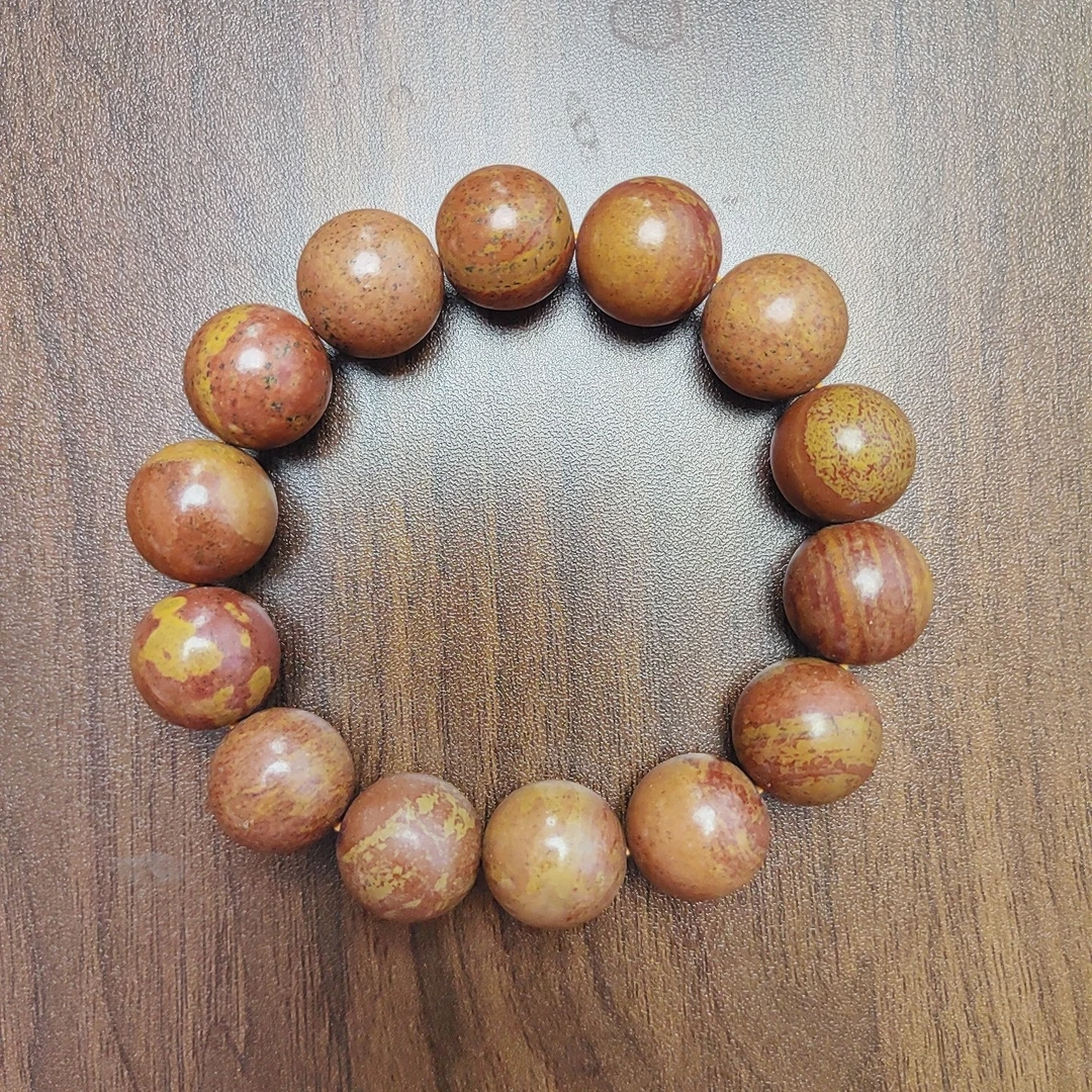 泗水砭石原石卡17手串