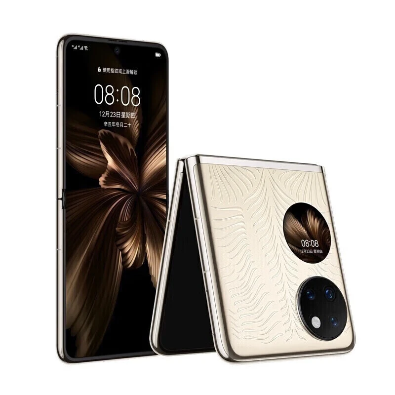 95新 Huawei/华为 P50 Pocket折叠屏高刷新率艺术定制版觉