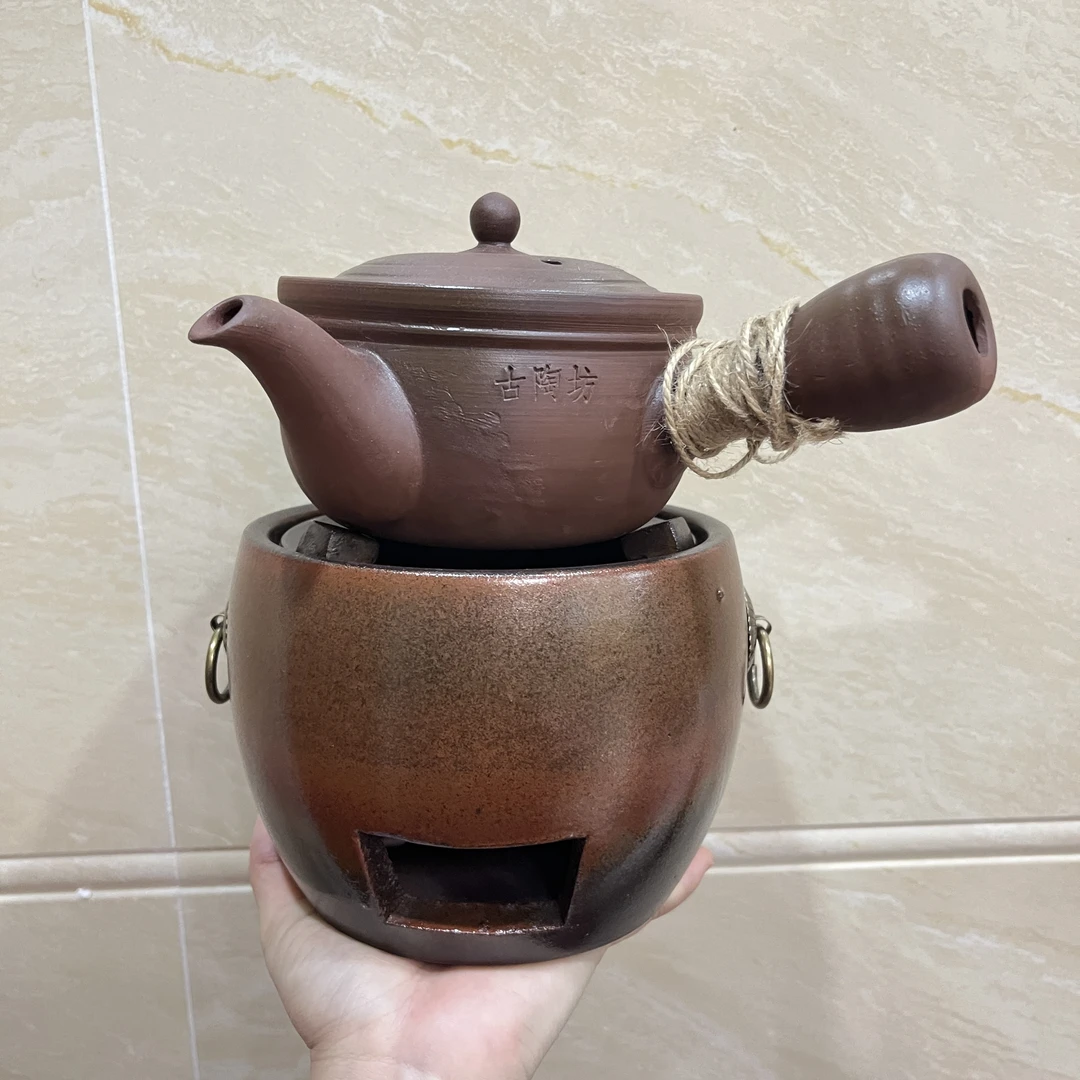 窑变小鼓炉小容量450cc煮茶壶煮水活煮茶