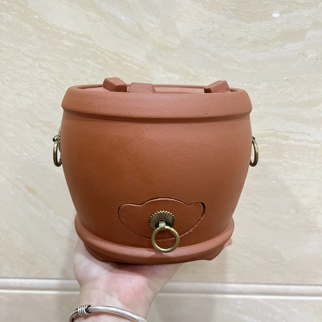 经典元宝炉挑刀纹复古小茶炉风炉子活火煮茶煮水工夫茶炉潮州茶具