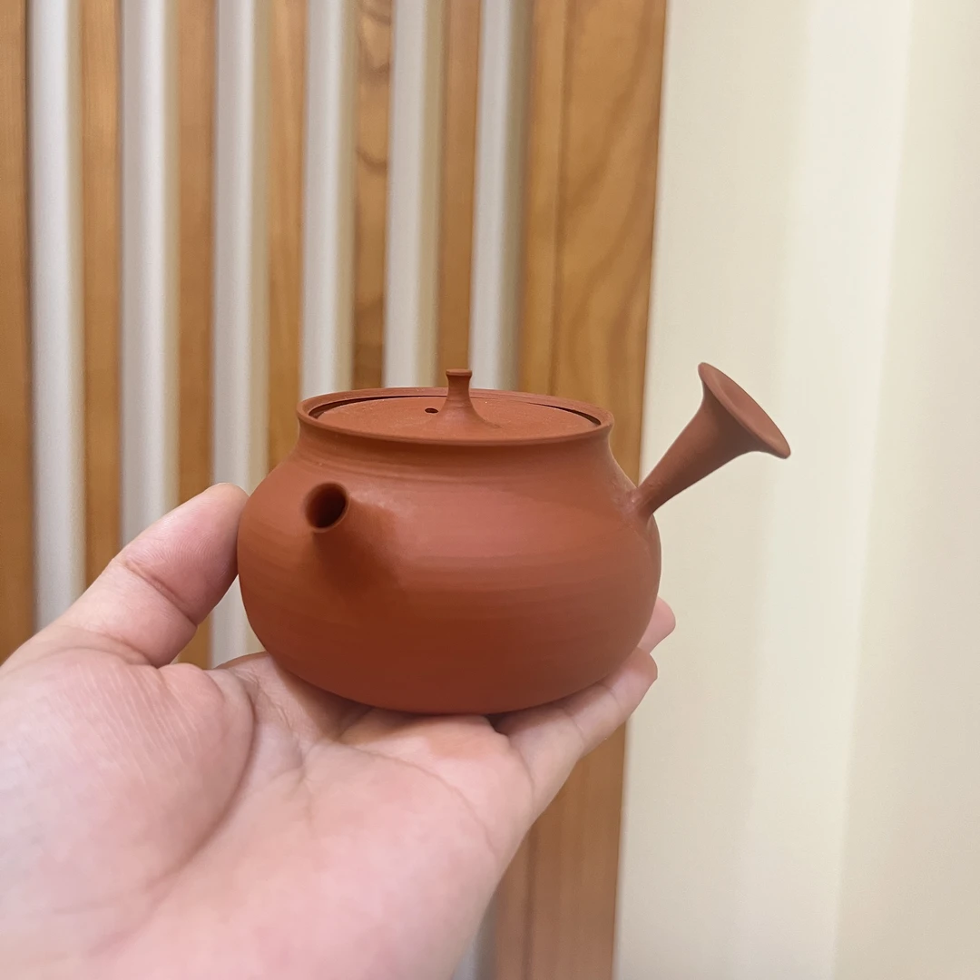 【手拉壶】鸡蛋黄手工功夫小茶壶单人个人家用侧把壶过滤茶具泡茶器