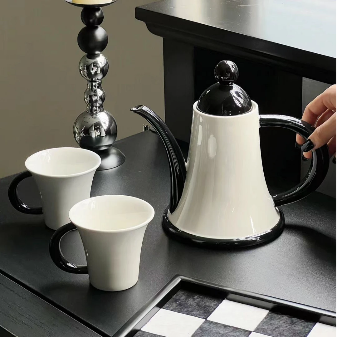 复古小众设计陶瓷茶具套装家用客厅水杯杯具茶壶茶杯水具乔迁送礼