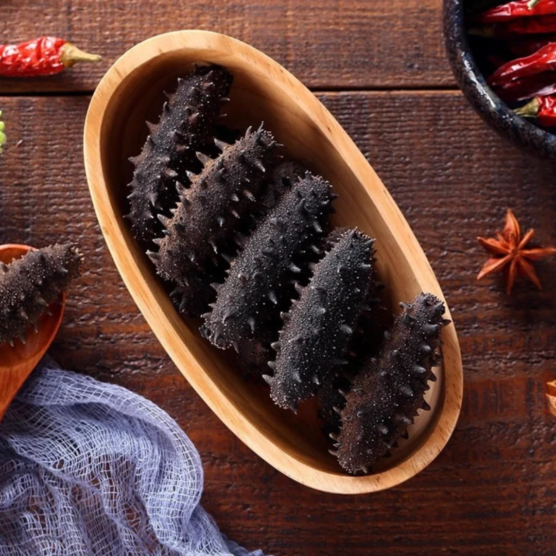 【国标淡干】大连纯淡干海参深海辽刺参100-120头高泡发甄选品质