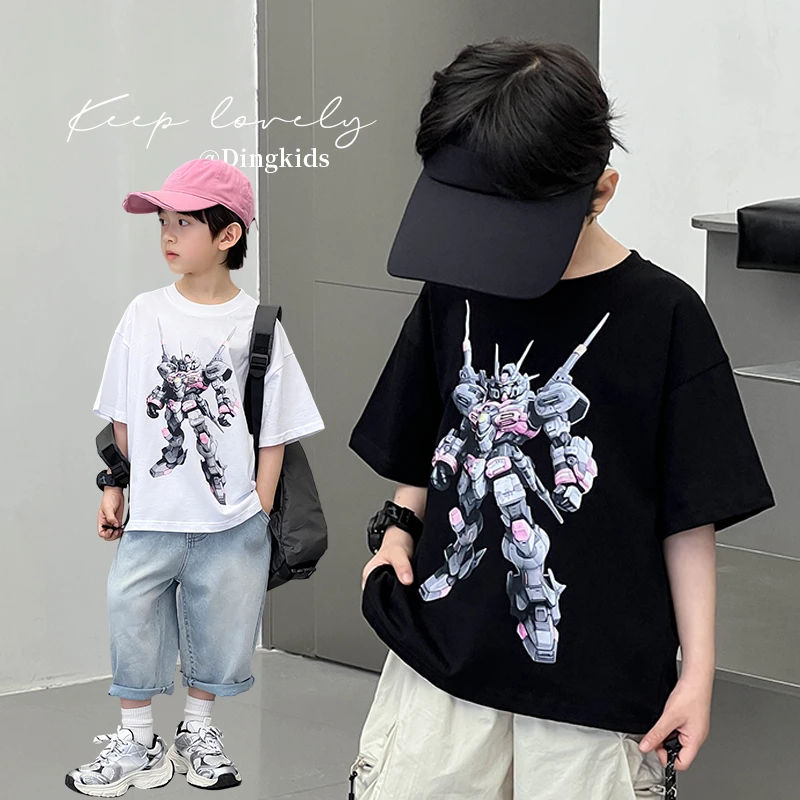 【现货】叮叮家童装男孩短袖夏季2024新款夏季男童宽松半袖T24224