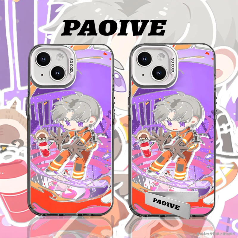 查理苏适用于创意可爱小众苹果16华为一加op小米手机防摔壳Paoive