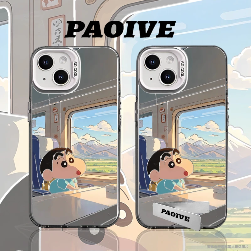 旅途小新适用创意小众可爱苹果16华为一加op小米手机防摔壳Paoive