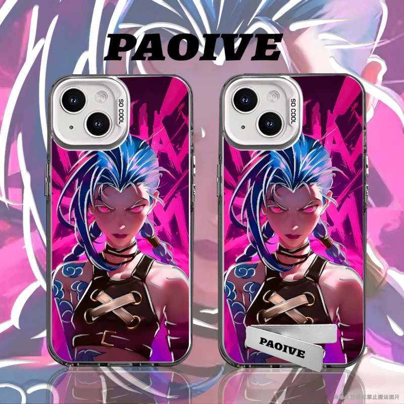 金克丝适用于创意小众苹果16华为一加oppo小米手机防摔壳Paoive