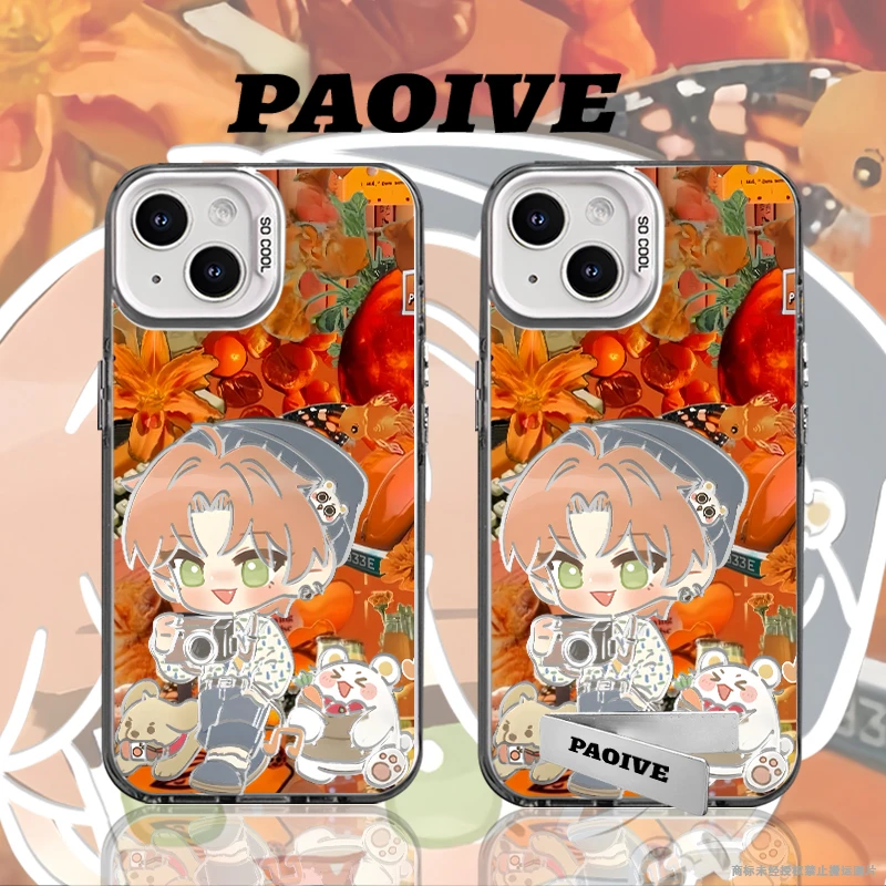 夏鸣星适用于创意小众可爱苹果16华为一加op小米手机防摔壳Paoive