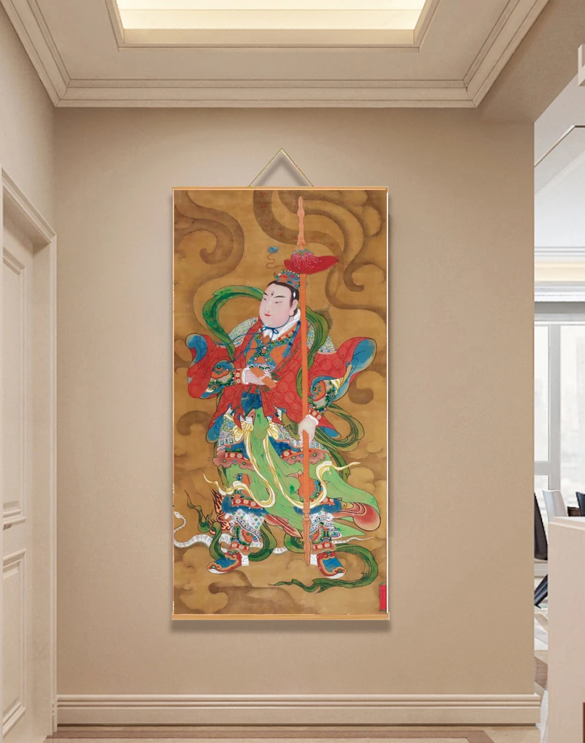 【165马元帅】60x120cm现代简约挂轴装饰画办公室家居装饰画