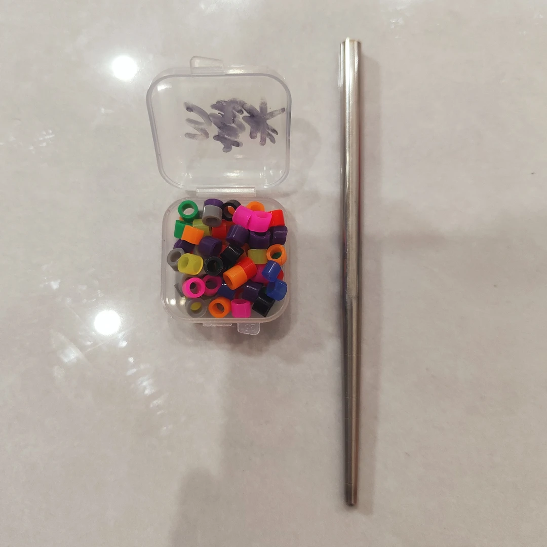 小鸟彩色软硅胶脚环（不伤鸟腿）