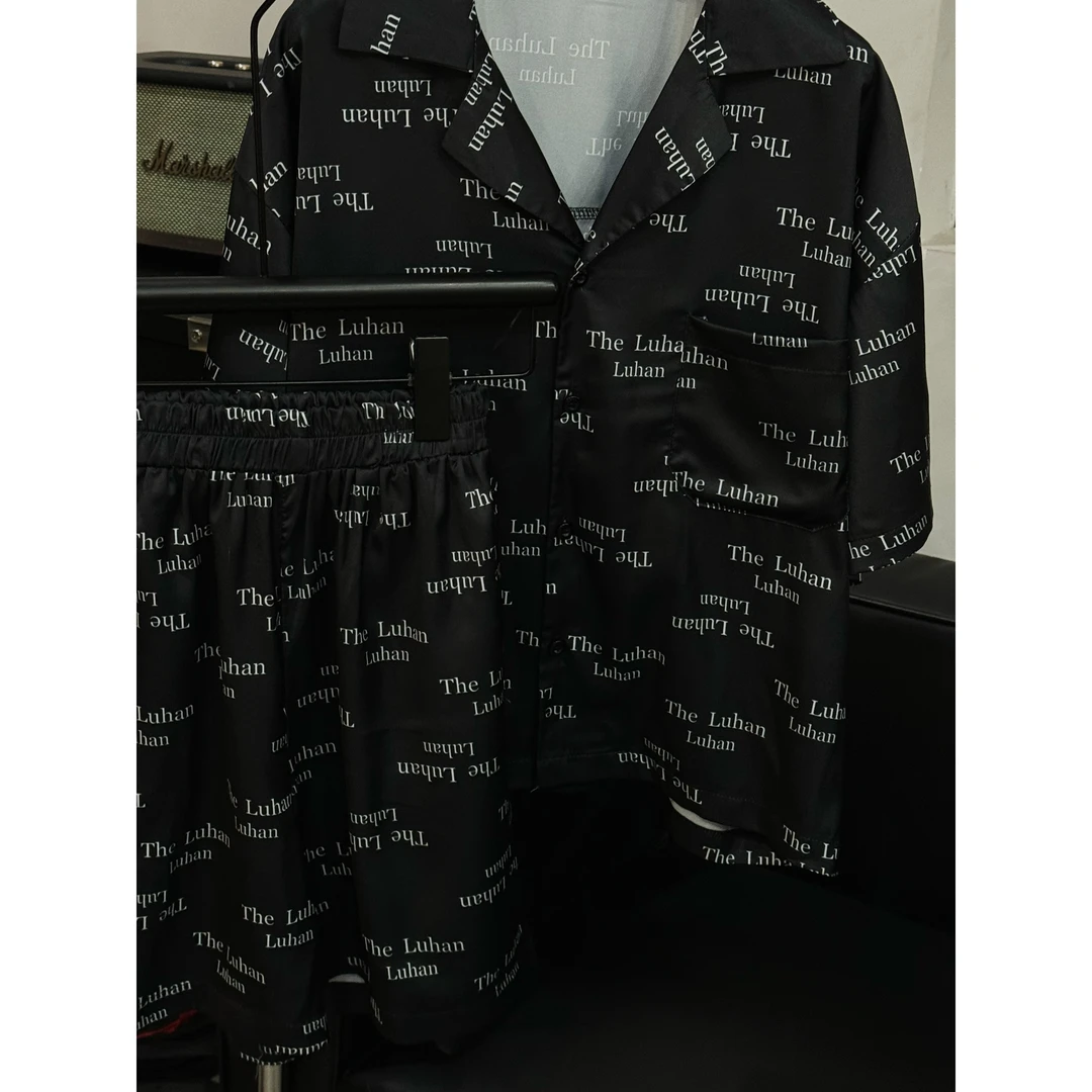 现货THE LUHAN 【福利睡衣】潮童夏季舒适设计感中大童家居服24113