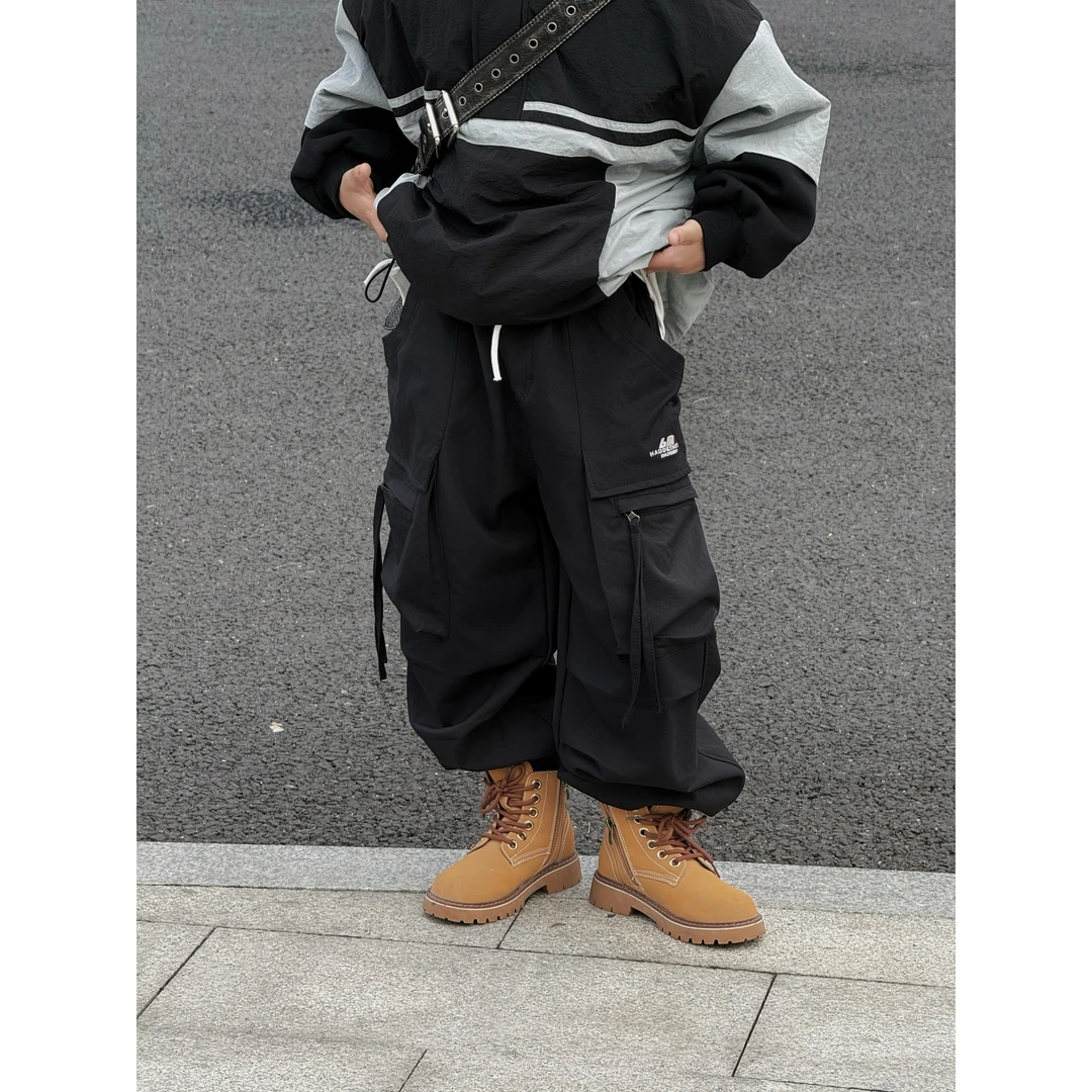 现货THE LUHAN 【美式工装】美式男童秋冬季加绒亲子装裤子24644