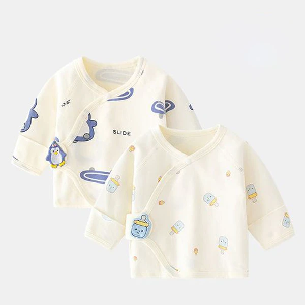 PYMMBB新生儿半背衣0-3个月春秋婴儿无骨上衣新生婴幼儿打底衣服