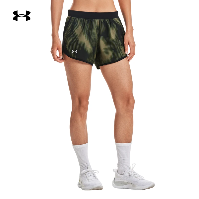 安德玛官方UA Fly-By 2.0情侣跑步透气运动短裤1350198