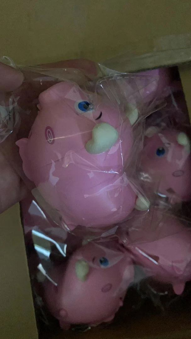2个电动小猪灯光玩具