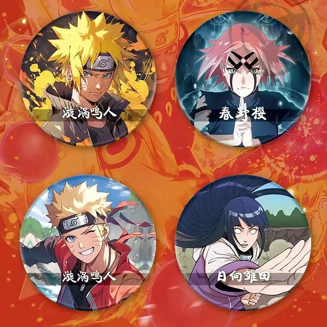 【拆袋】《火影忍者》同人二创细闪吧唧徽章盲盒(代拆)（胖次）