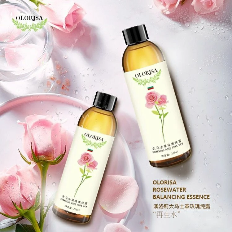 OLORISA澳洛莉玫瑰水爽肤水纯露精华大马士革天然湿敷水1瓶200ml