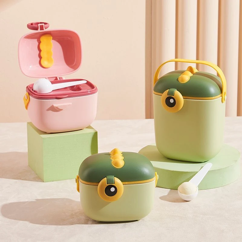 婴儿奶粉盒便携外出大容量宝宝奶粉分装格子零食储存盒罐密封防潮