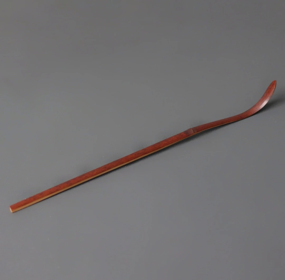 七月七老煤竹茶拨  拆房老料 茶具茶道配件纯手工竹制复古摆件