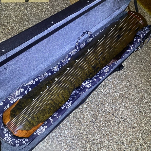 金丝楠木阴沉木古琴大师工艺家居装饰摆件