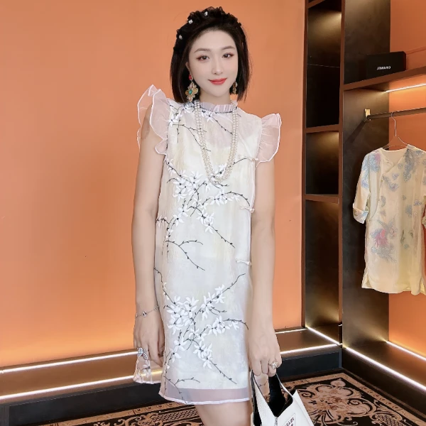 【白玉兰】时尚气质夏季日常女装连衣裙