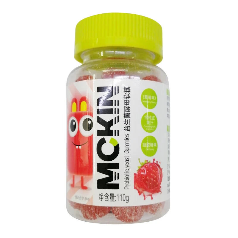 Mckin/麦金利益生菌酵母软糖草莓味110g/瓶