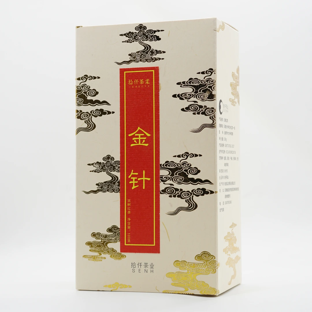 拾仟茶山直供《金针》凤庆滇红茶100克盒装