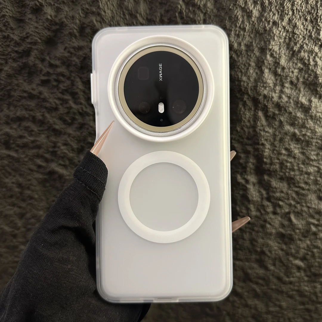 适用华为mate70pro+手机壳mate60pro磁吸雾面pura70pro情侣全包