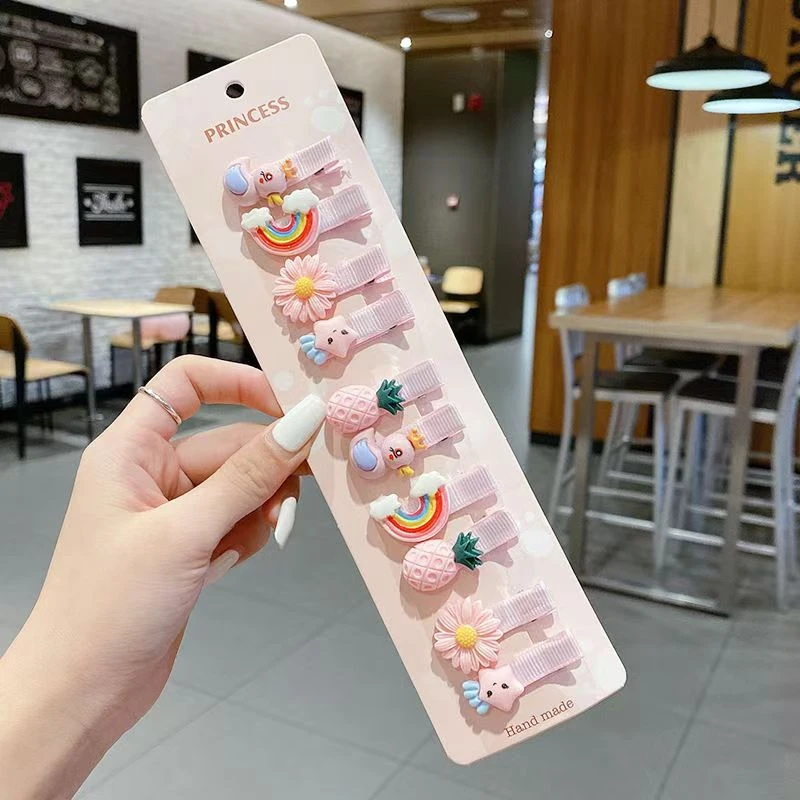 儿童发夹发饰女童发卡宝宝不伤发头饰韩国公主卡通可爱小女孩碎发