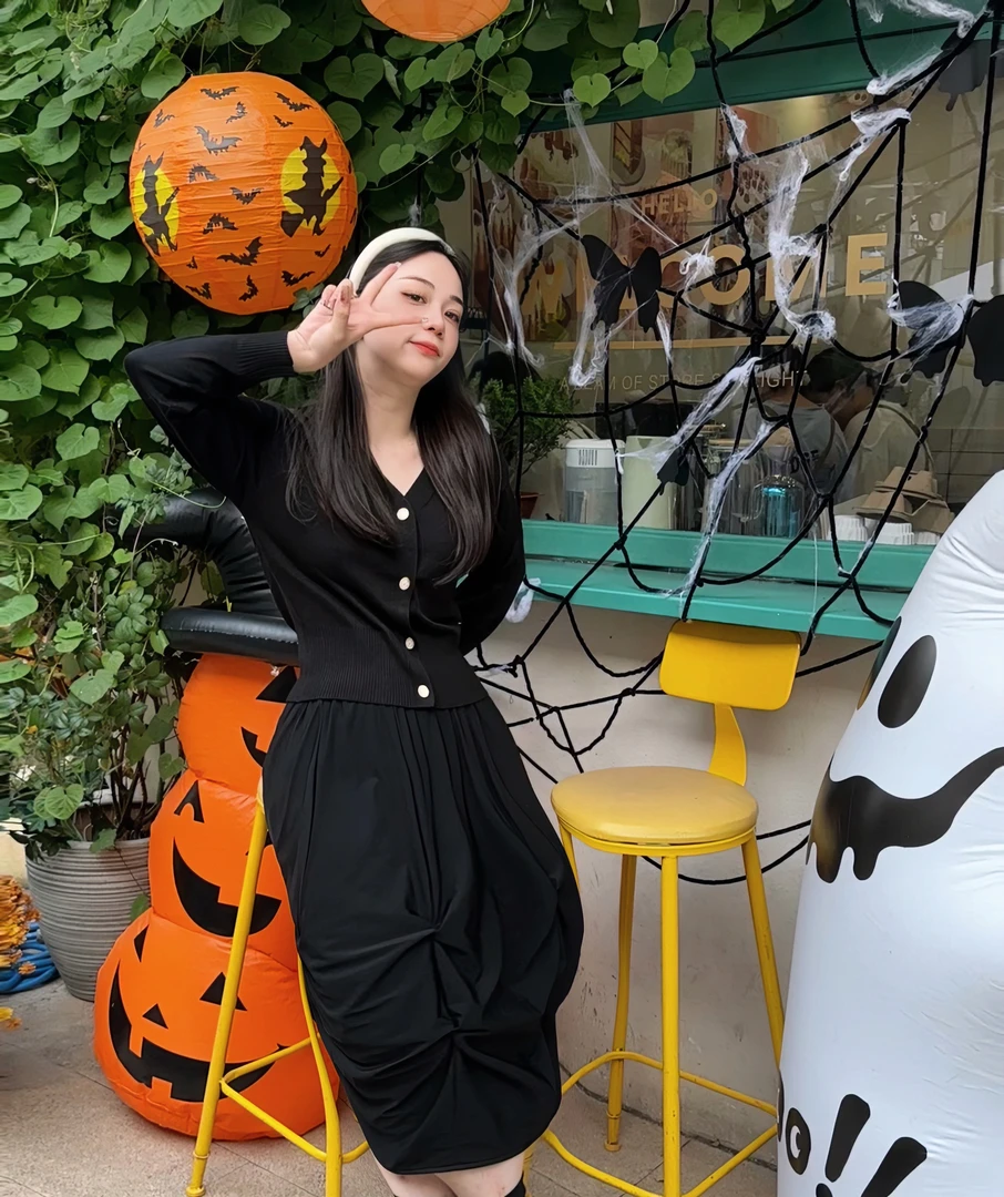 百搭气质网红冬季时尚设计师女装连衣裙仙女裙《以直播间为准》扣号