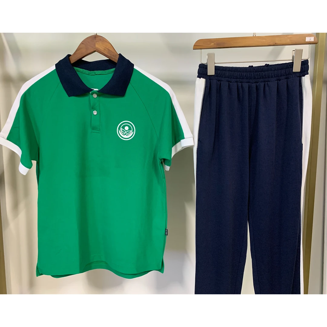 常规初中夏装（短袖+长裤）龙口教体局面料