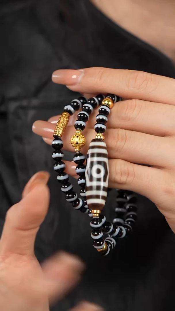 【闪购商品】玛瑙/玉髓颈饰银S925镶嵌Z12864多样性DIY三眼锁骨链