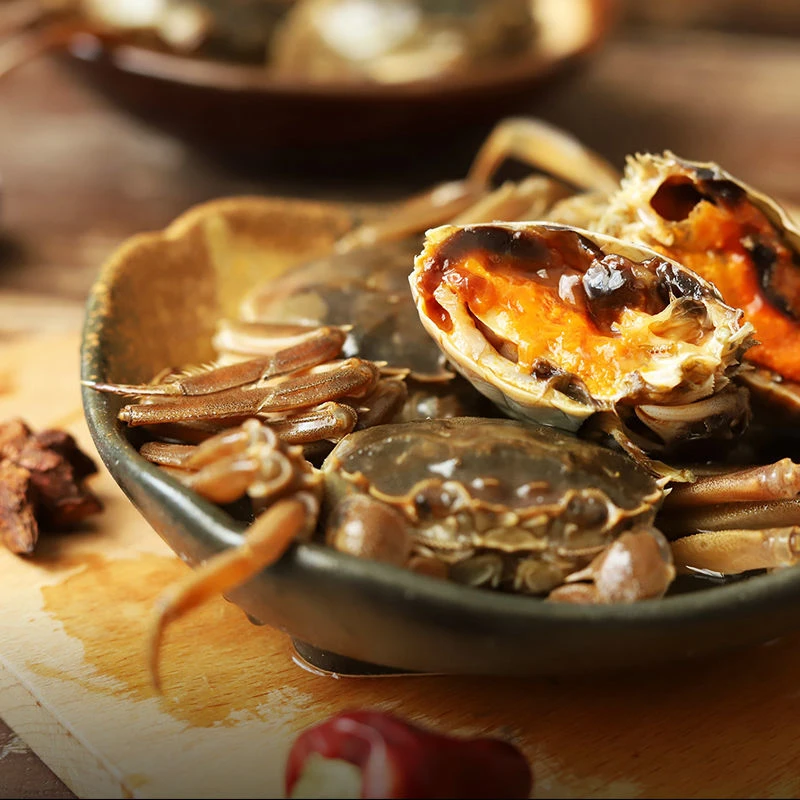 醉毛蟹900g/罐宁波舟山特产花雕生腌醉蟹即食下酒菜一元蟹河蟹